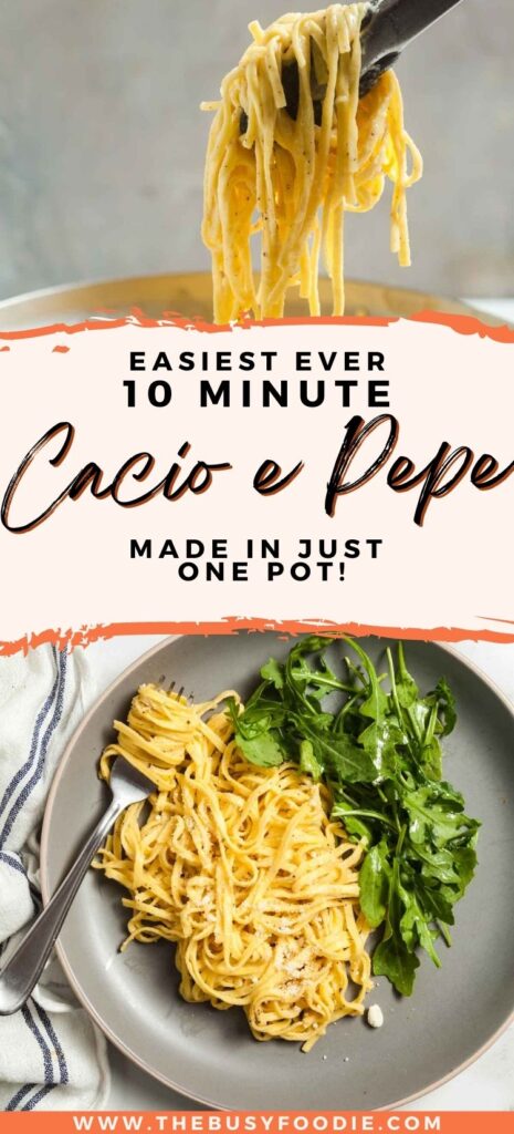 cacio pepe promo graphic