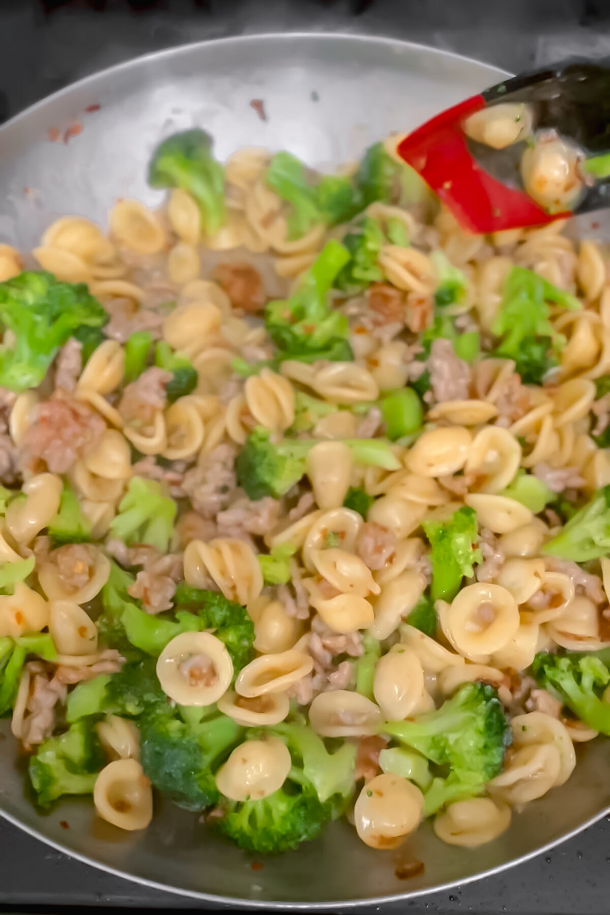 Add the broccoli.