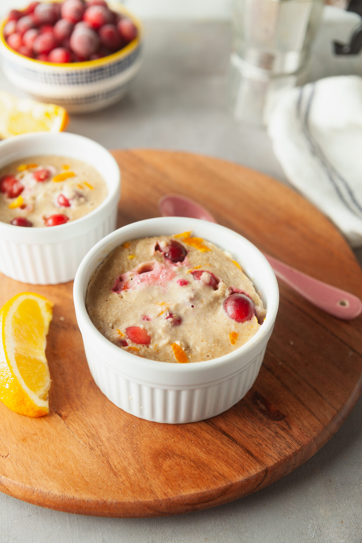 Orange Cranberry Baked Oats. 
