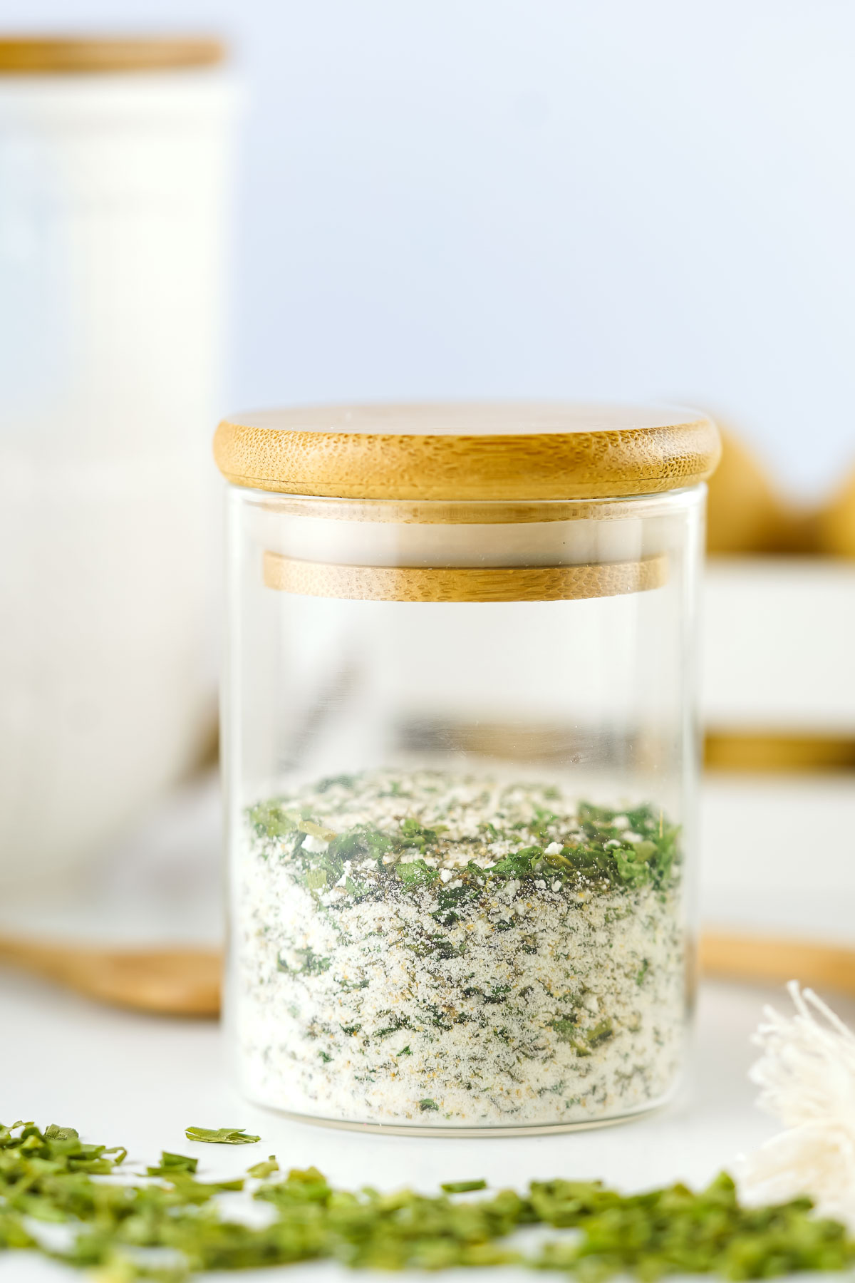 Ranch powder in a jar. 