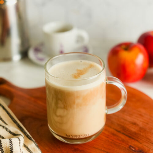 DIY apple butter latte.