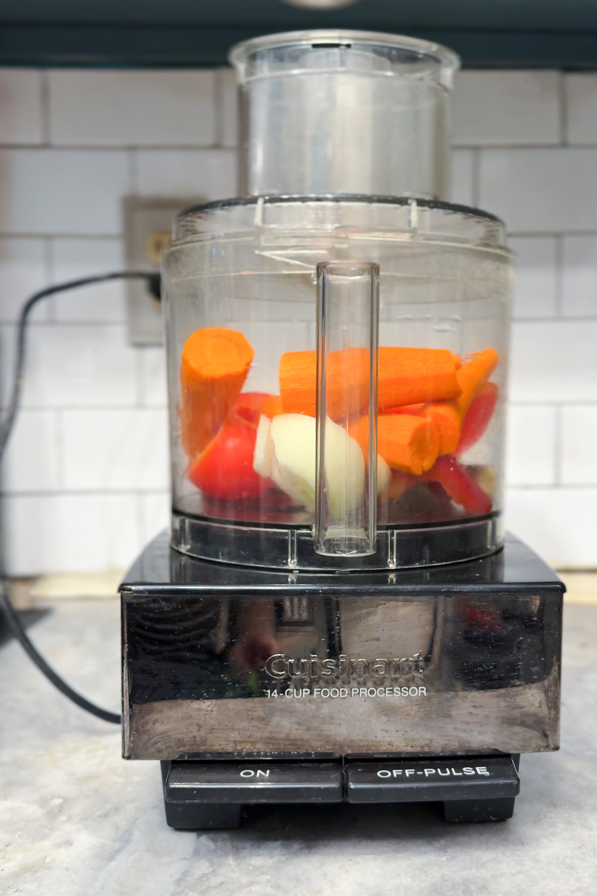 Speed up prep time by chopping the vegetables in a food processor. 