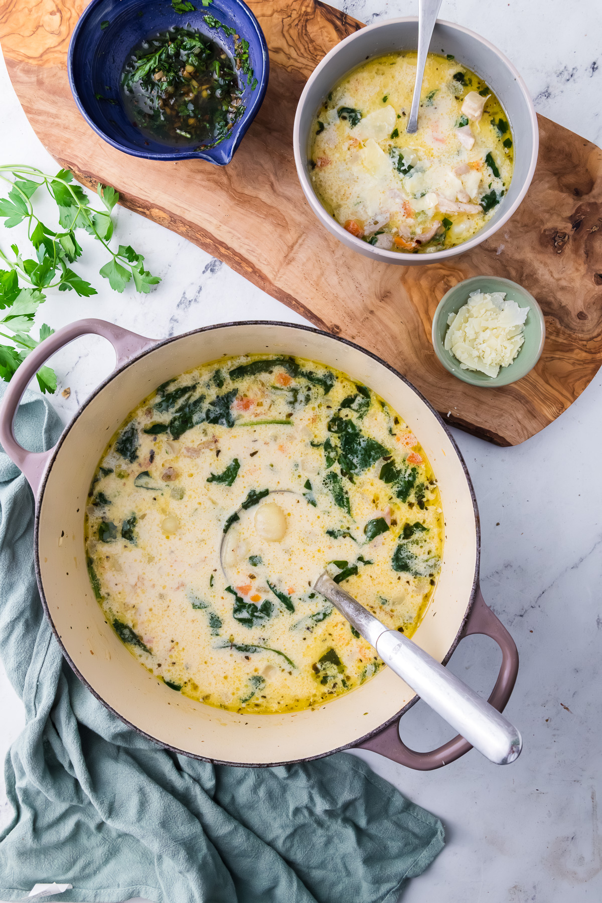 Creamy Chicken and Gnocchi Soup